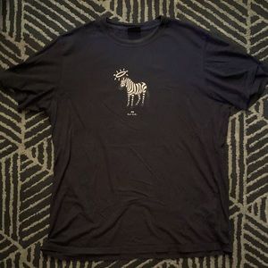 PAUL SMITH MEN T-SHIRT HALO ZEBRA